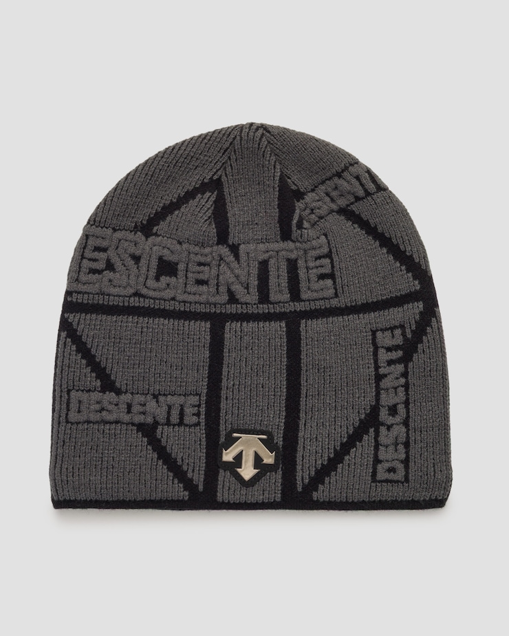 Bonnet d'hiver pour hommes Descente Knit Cap gris, Couleur: Szary
