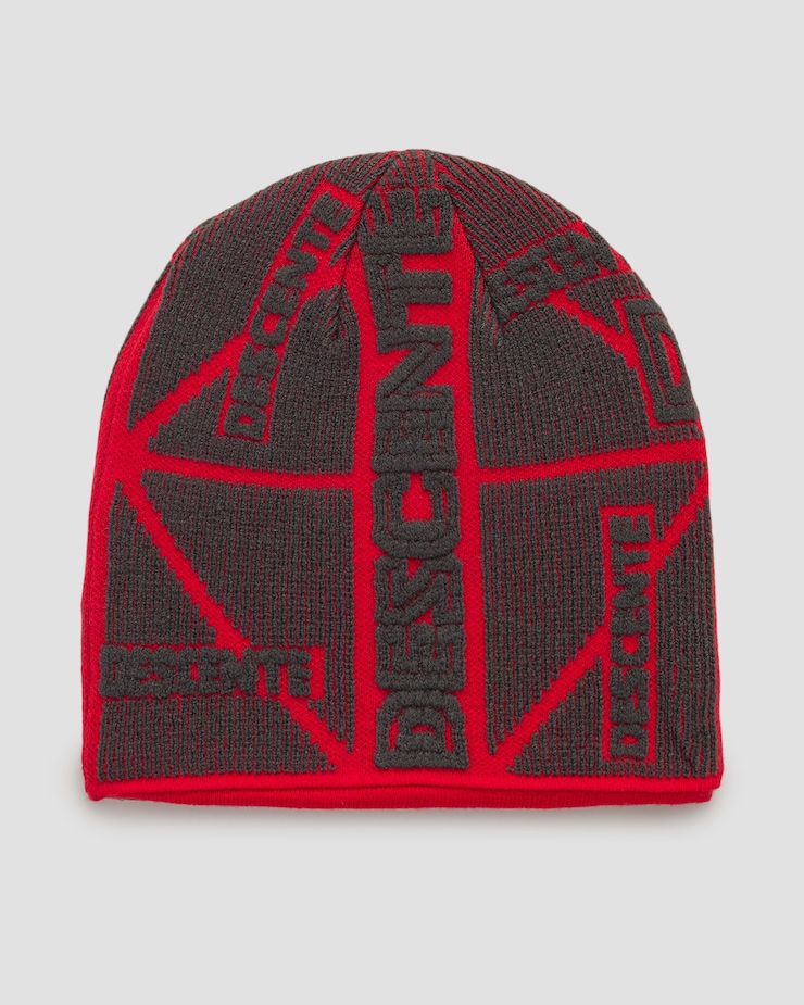 Chapeau d'hiver pour hommes Descente Knit Cap rouge