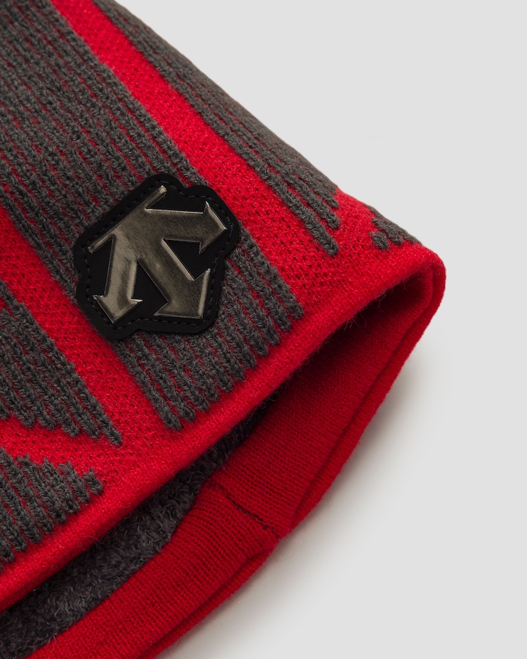 Chapeau d'hiver pour hommes Descente Knit Cap rouge
