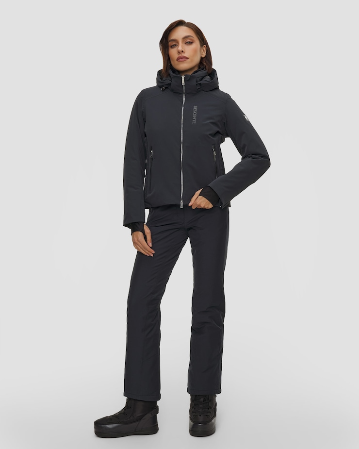 Kurtka narciarska damska Descente Insulated Jacket czarna