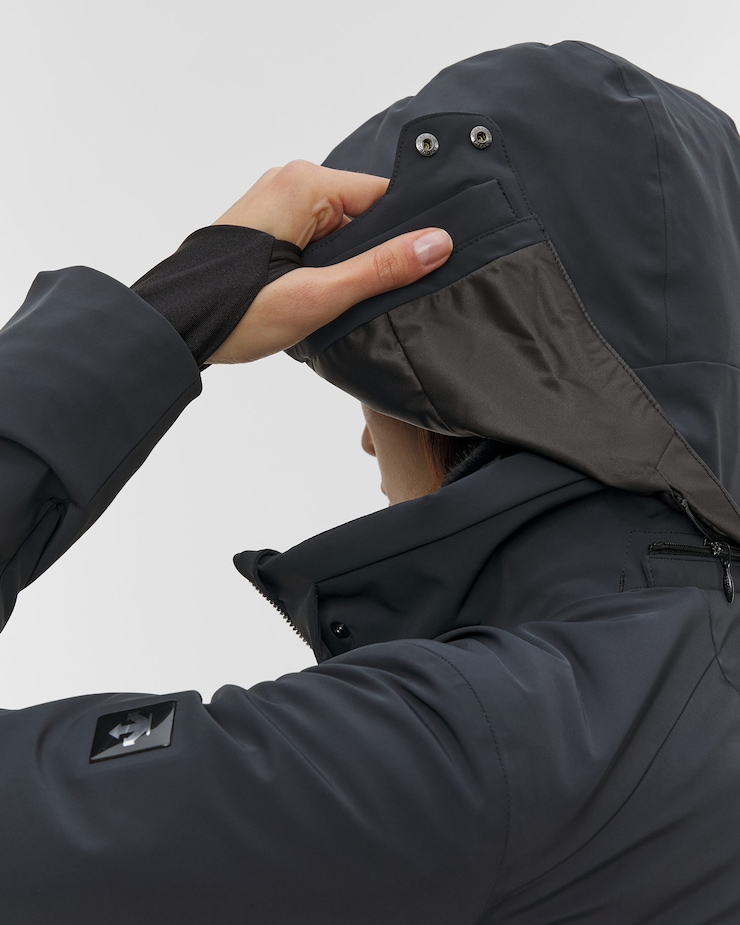 Kurtka narciarska damska Descente Insulated Jacket czarna