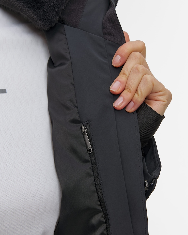 Kurtka narciarska damska Descente Insulated Jacket czarna