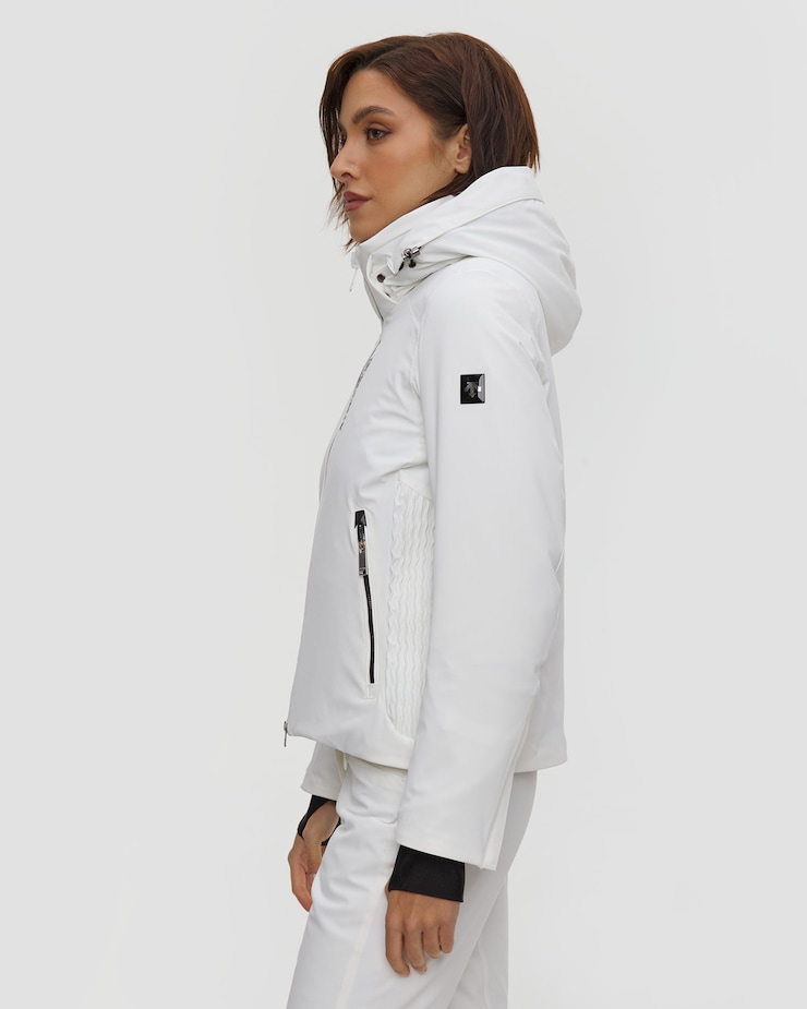 Dámska lyžiarska bunda Descente Insulated Jacket biela