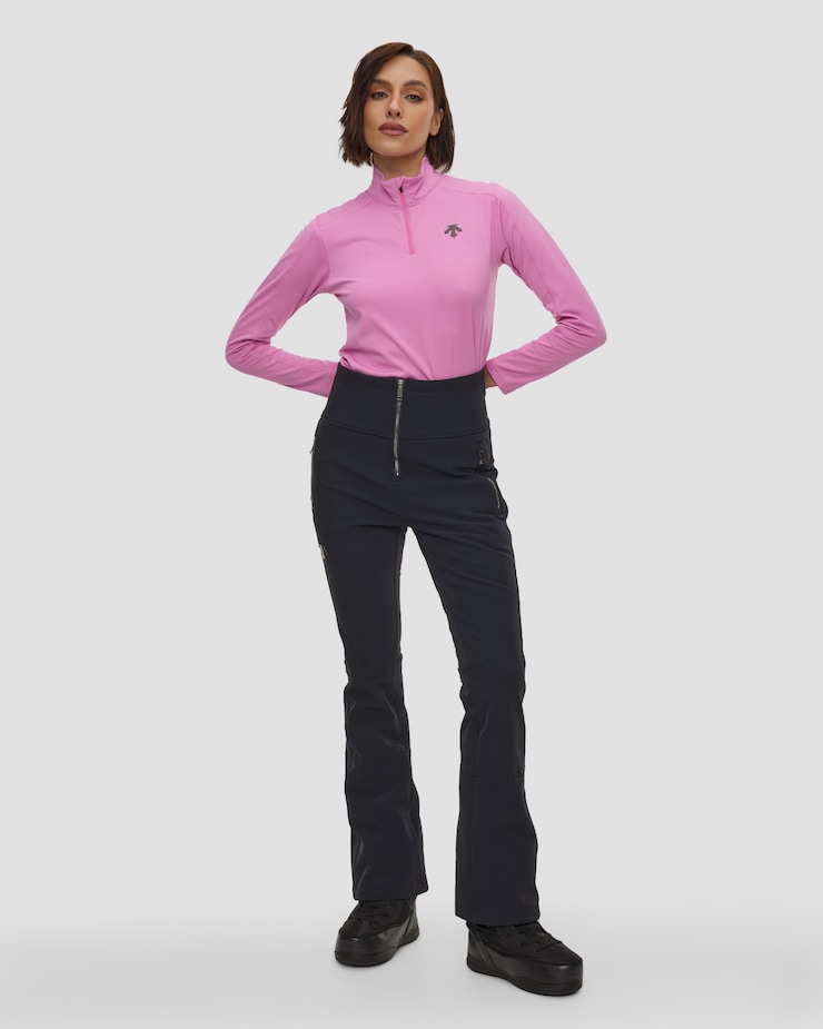 Spodnie narciarskie softshellowe damskie Descente Bonded Pants czarne