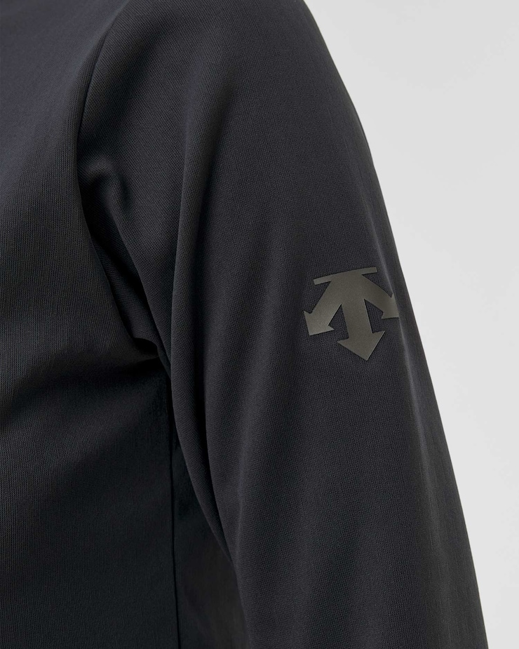 Golf narciarski damski Descente Logo T-Neck czarny
