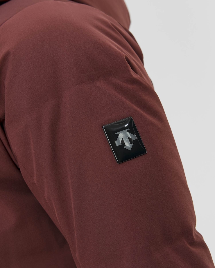 Kurtka narciarska damska Descente Hybrid Down Jacket bordowa