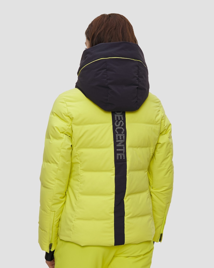Veste de ski pour femmes Descente Down Jacket jaune