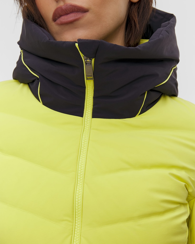 Veste de ski pour femmes Descente Down Jacket jaune