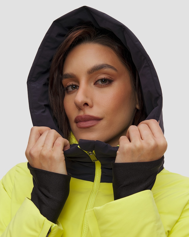 Veste de ski pour femmes Descente Down Jacket jaune
