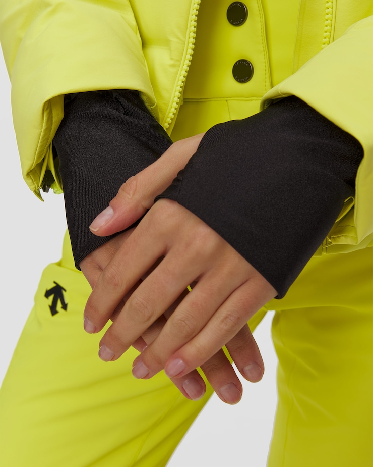 Veste de ski pour femmes Descente Down Jacket jaune