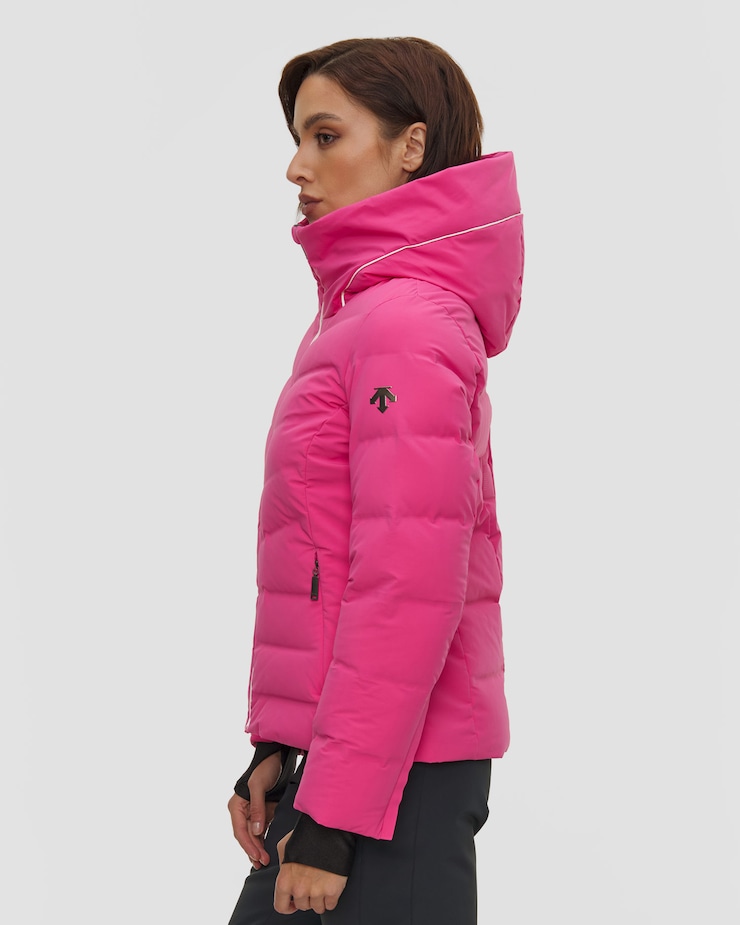 Kurtka narciarska damska Descente Down Jacket różowa