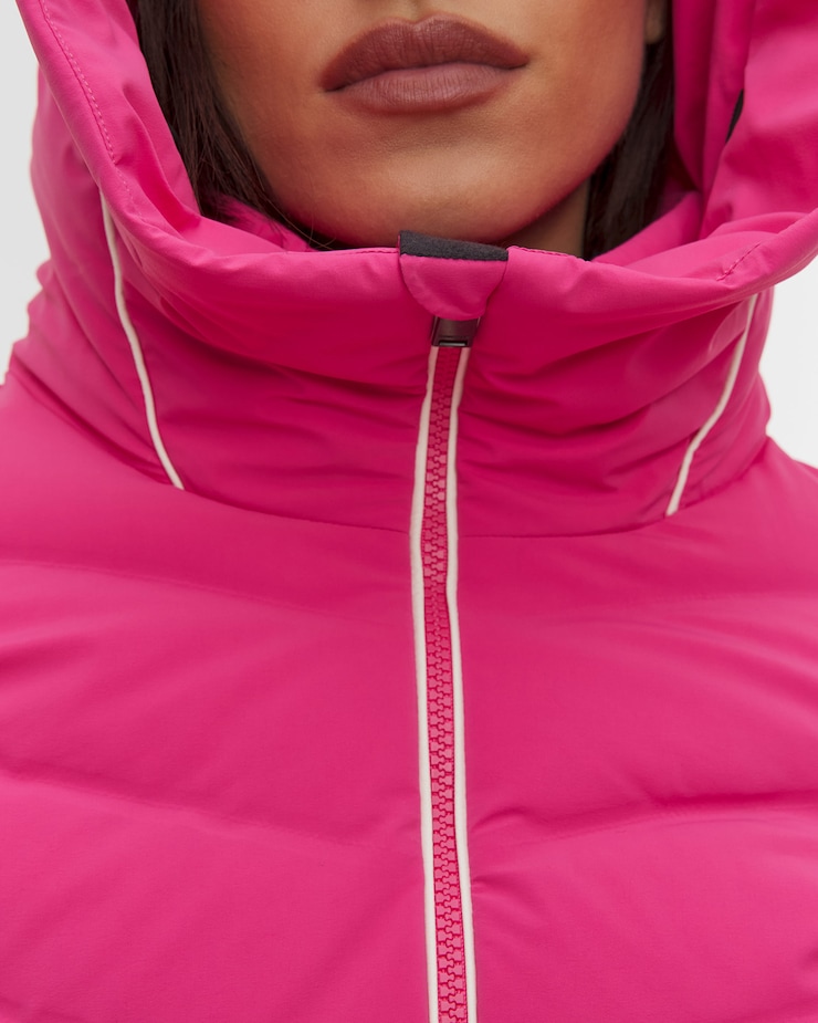 Kurtka narciarska damska Descente Down Jacket różowa