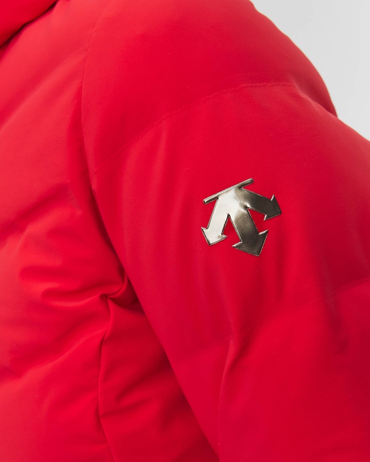 Veste de ski pour femmes Descente Down Jacket rouge
