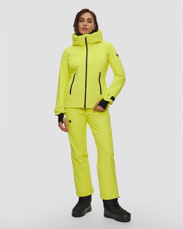 Veste de ski pour femmes Descente Insulated Jacket jaune
