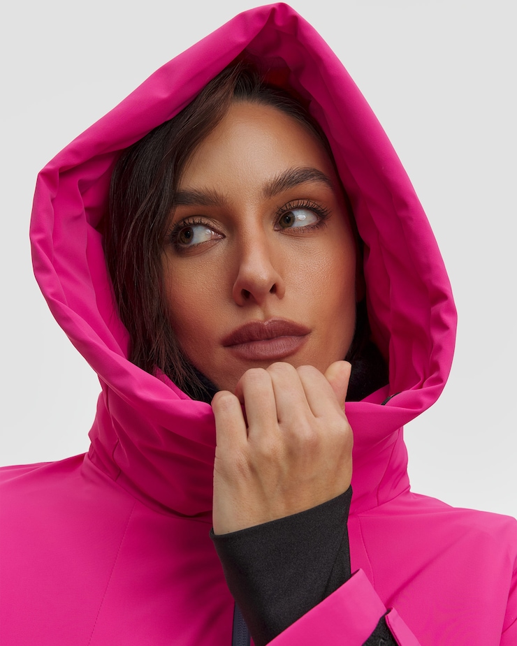 Kurtka narciarska damska Descente Insulated Jacket różowa