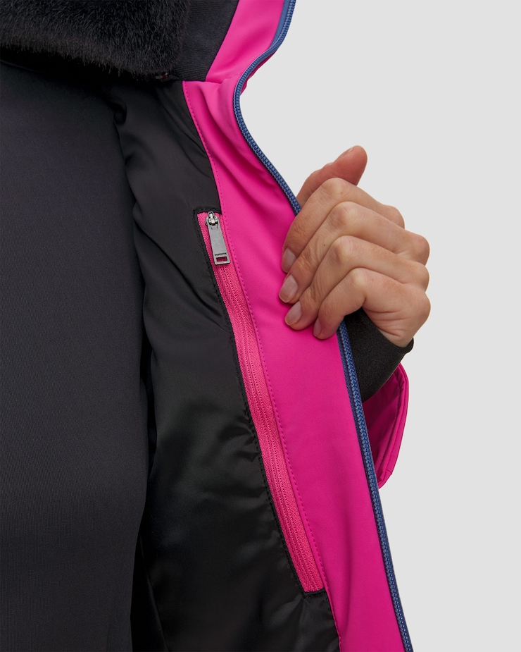 Kurtka narciarska damska Descente Insulated Jacket różowa