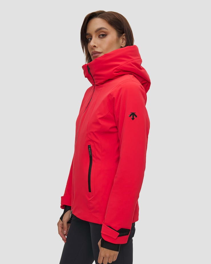 Veste de ski pour femmes Descente Insulated Jacket rouge
