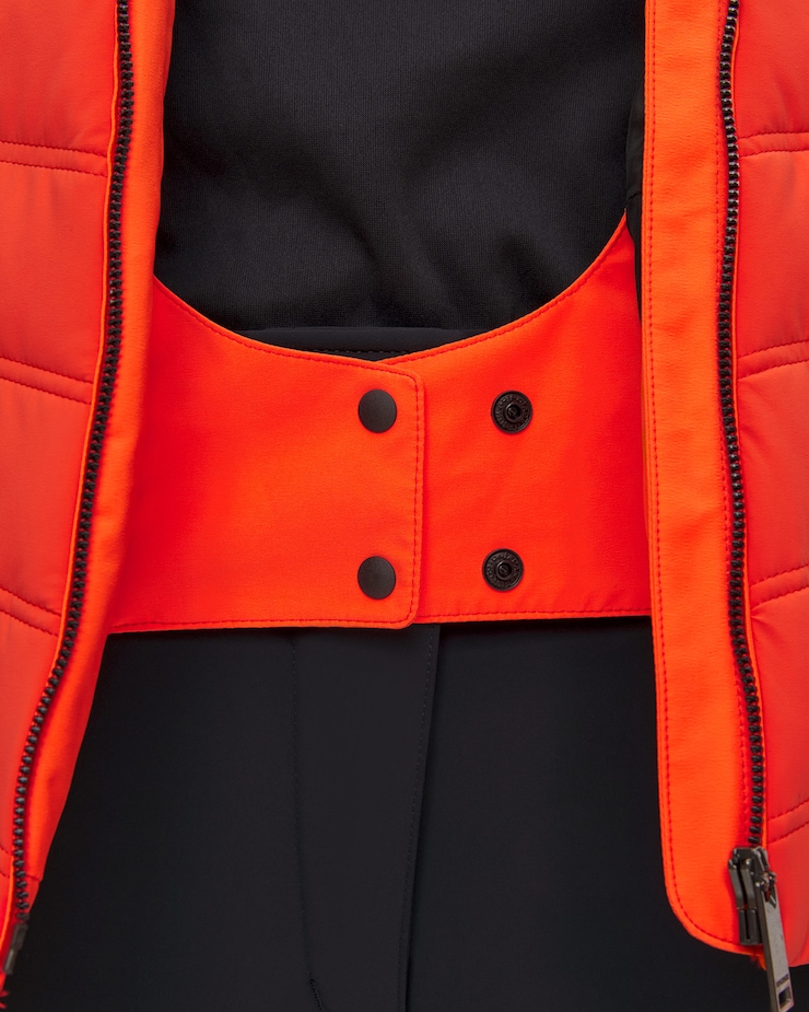 Kurtka narciarska damska Descente Insulated Jacket pomarańczowa