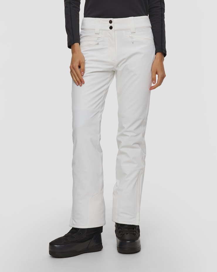 Dámske lyžiarske nohavice Descente Insulated Pants biele