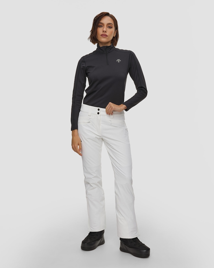 Dámske lyžiarske nohavice Descente Insulated Pants biele