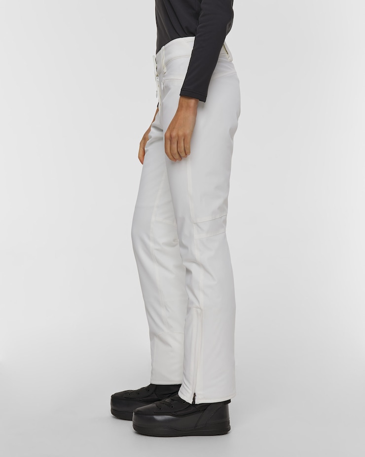 Dámske lyžiarske nohavice Descente Insulated Pants biele