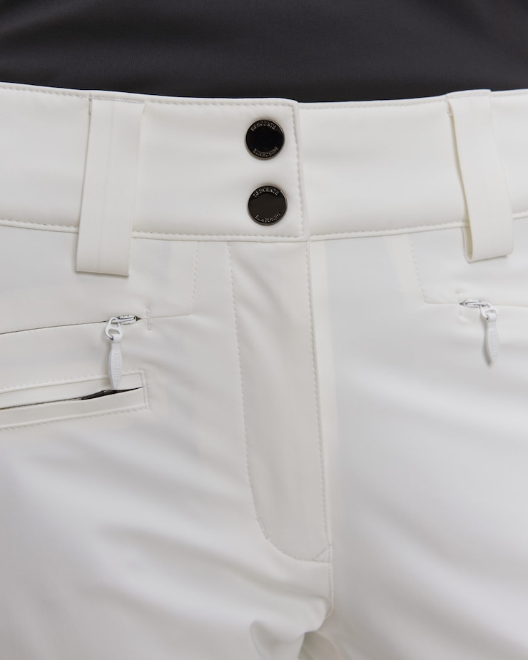 Dámske lyžiarske nohavice Descente Insulated Pants biele