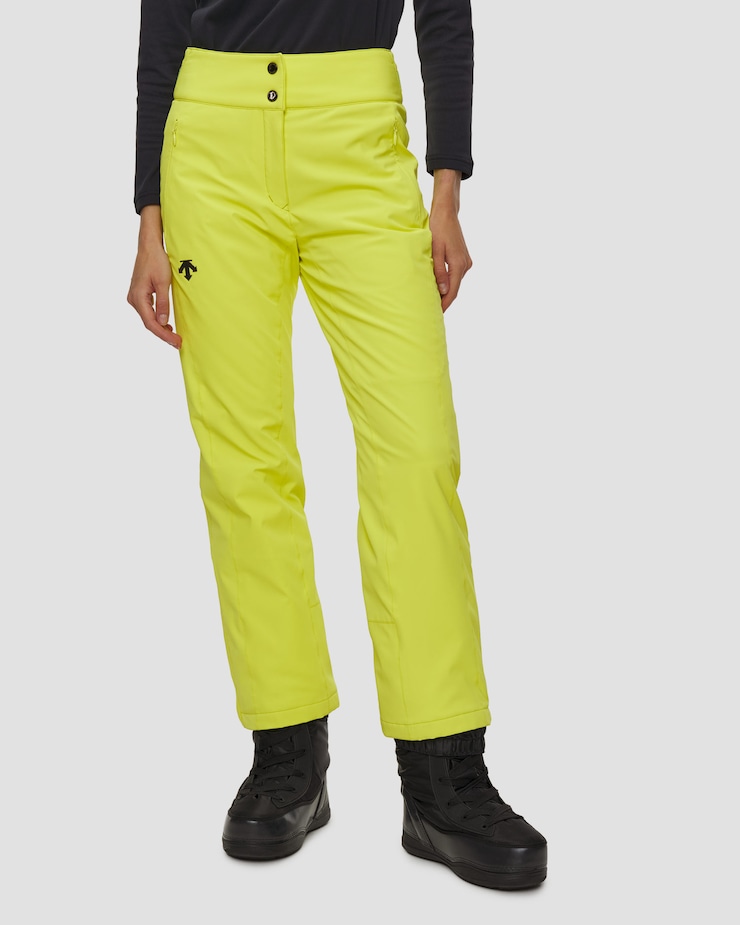 Dámske lyžiarske nohavice Descente Insulated Pant žlté