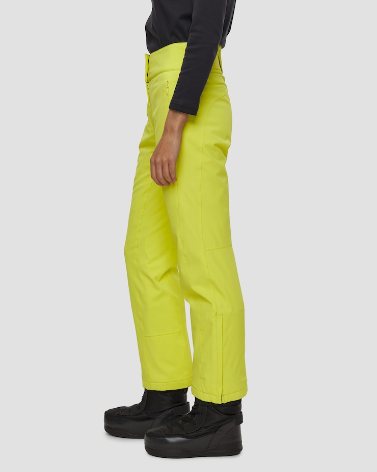 Dámske lyžiarske nohavice Descente Insulated Pant žlté
