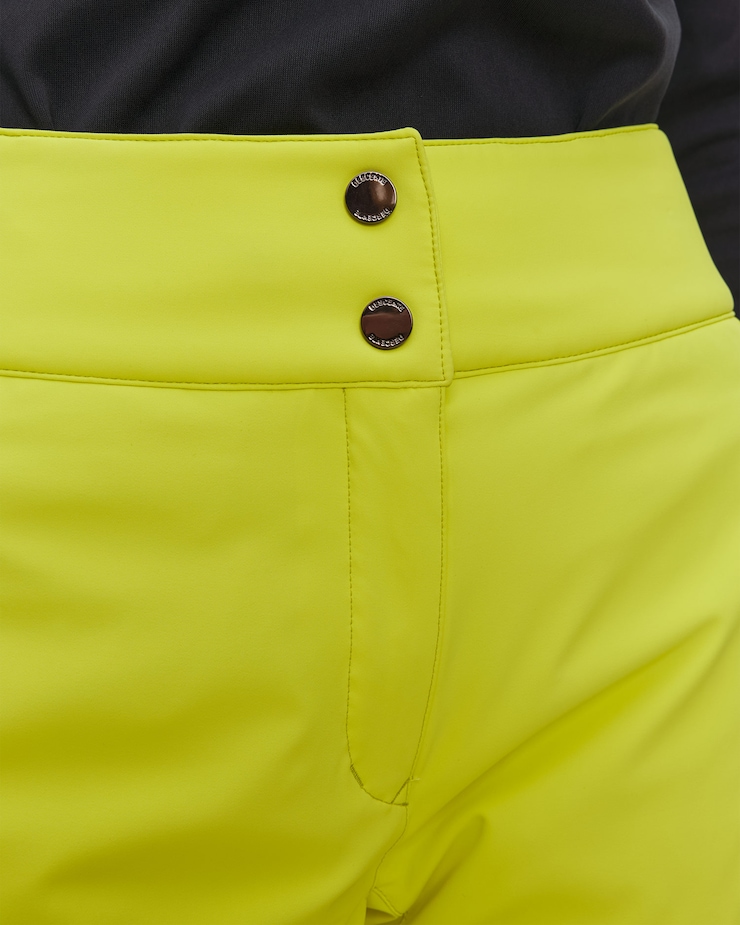 Dámske lyžiarske nohavice Descente Insulated Pant žlté