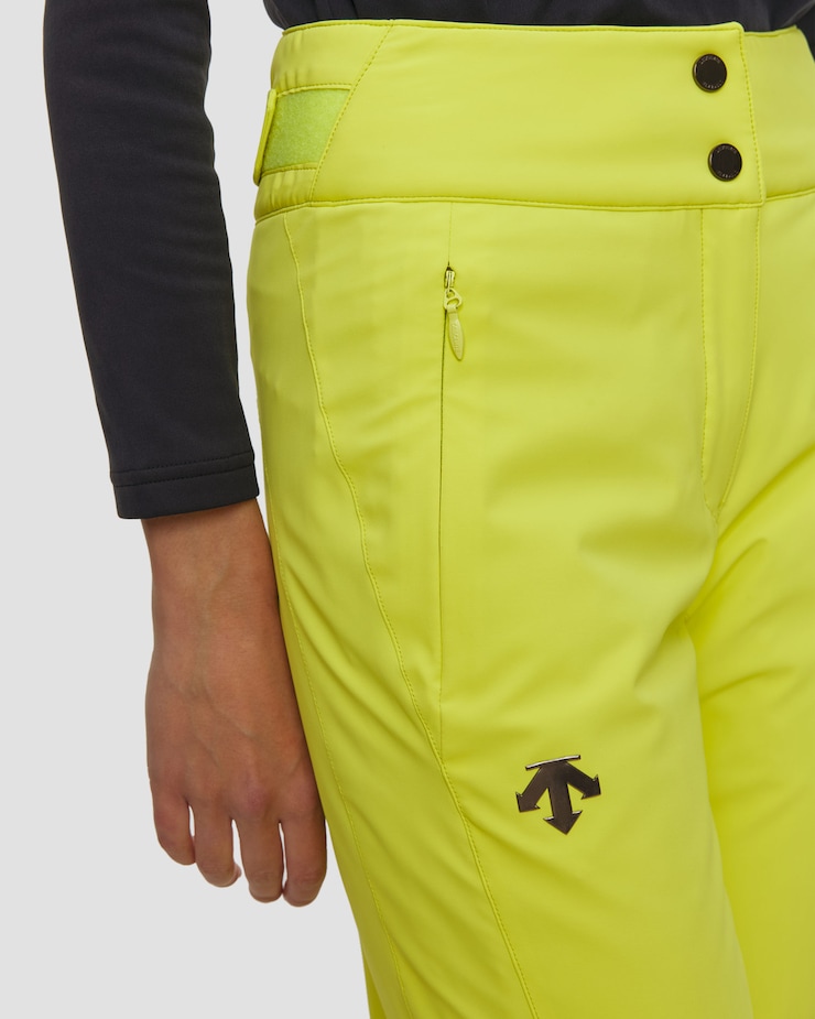 Dámske lyžiarske nohavice Descente Insulated Pant žlté