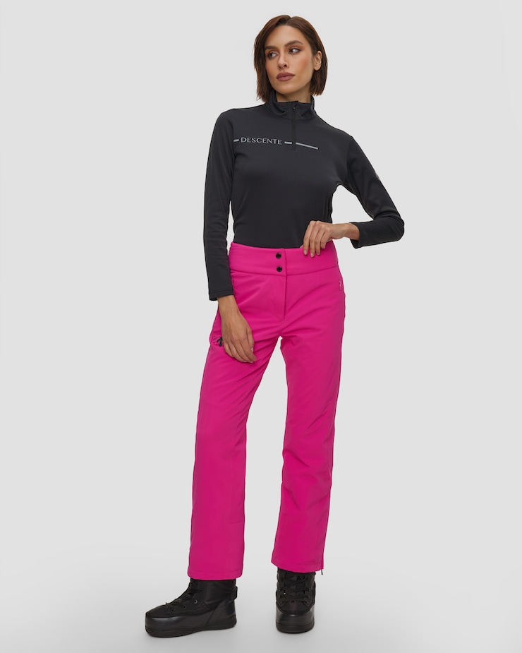 Dámske lyžiarske nohavice Descente Insulated Pant ružové