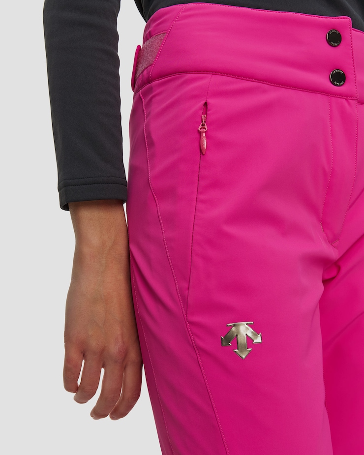 Dámske lyžiarske nohavice Descente Insulated Pant ružové