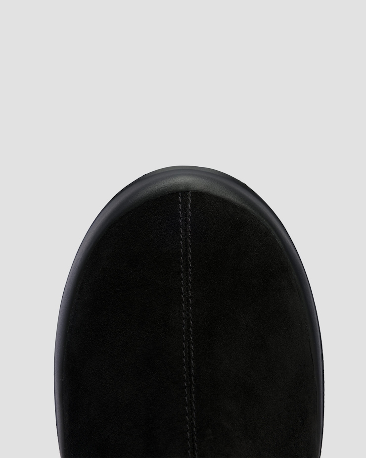 Černé dámské zimní boty Moon Boot Luna Chelsea Suede