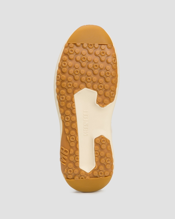 Hnedé semišové tenisky s kožušinou Moon Boot Moon247 City Shearling