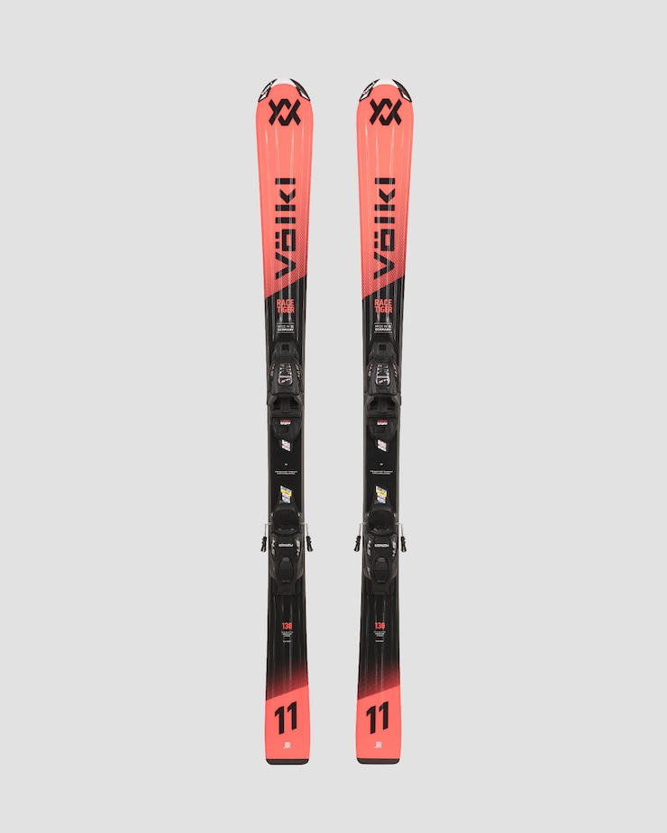 Narty Volkl Racetiger Jr Red z wiązaniami Marker 4.5 vMotion Jr 6162t1.va