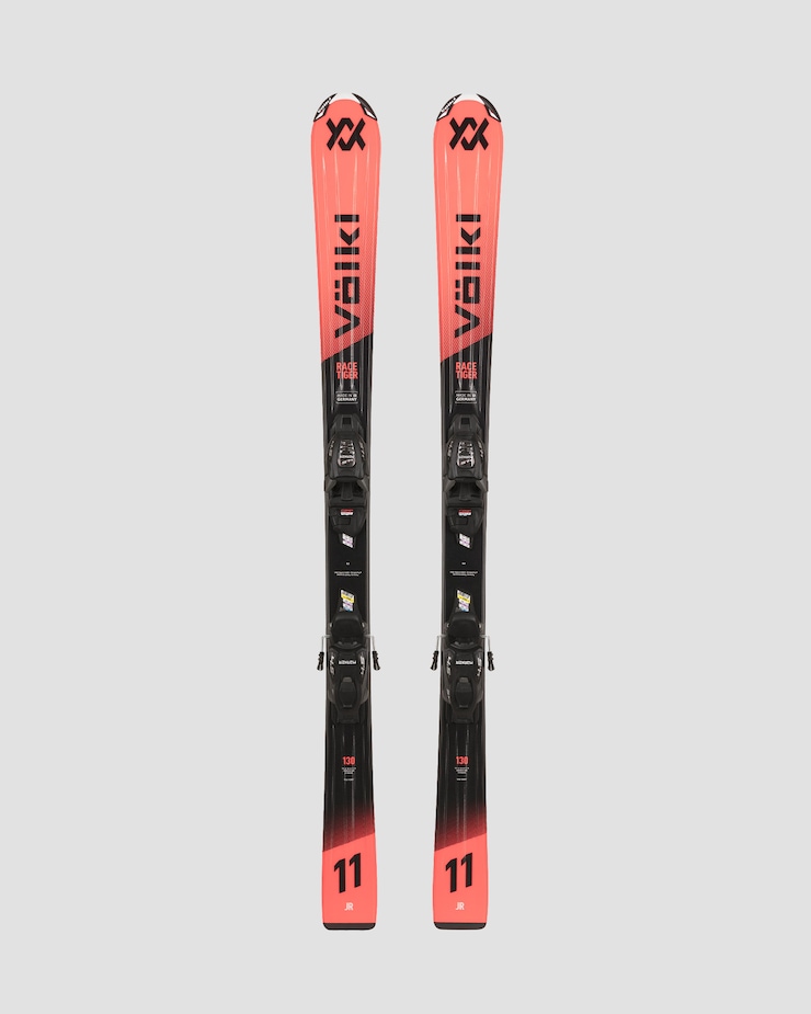 Narty Volkl Racetiger Jr Red z wiązaniami Marker 4.5 vMotion Jr 6162t1.va