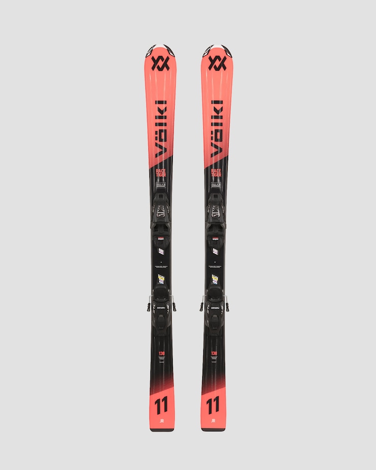 Narty Volkl Racetiger Jr Red z wiązaniami 7.0 vMotion Jr 6262t1.va
