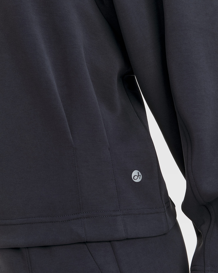 Sweat noir en modal femme Deha