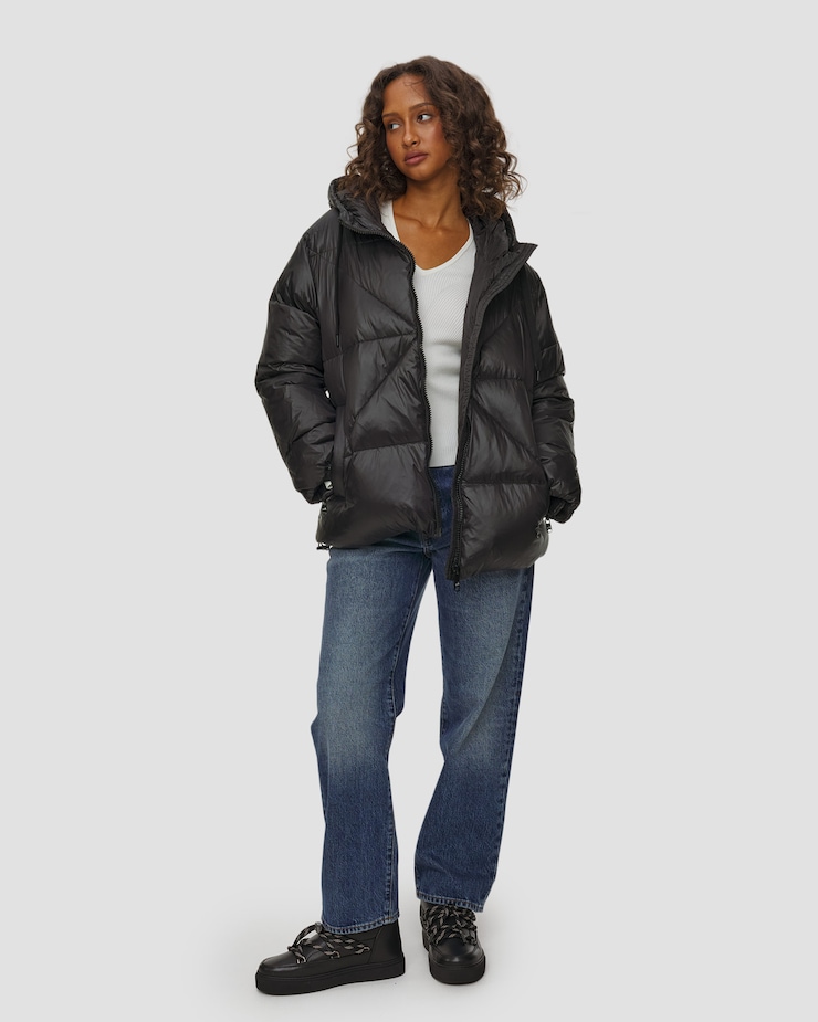 Deha Damen-Daunenjacke in Schwarz
