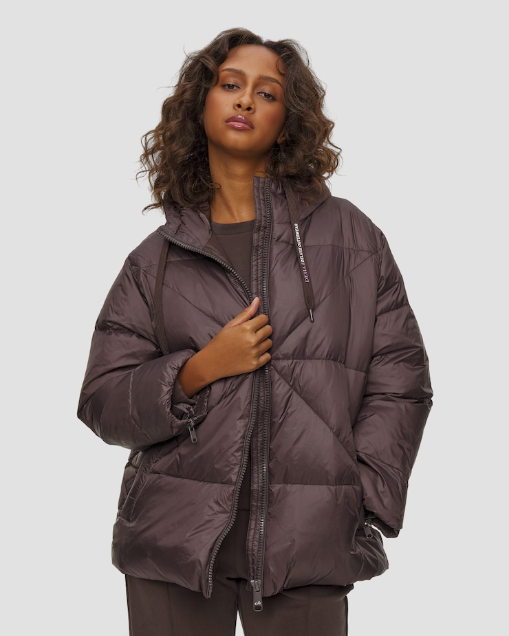 Deha Damen-Daunenjacke, Farbe/Muster: Brązowy
