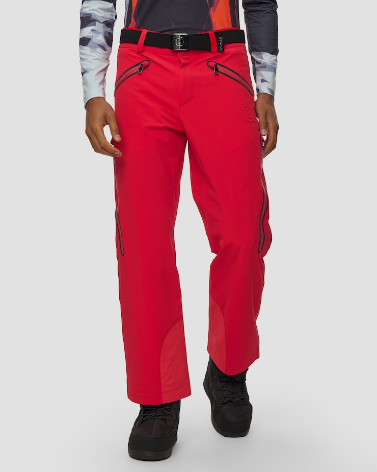 Men's white ski trousers BOGNER Tim-T