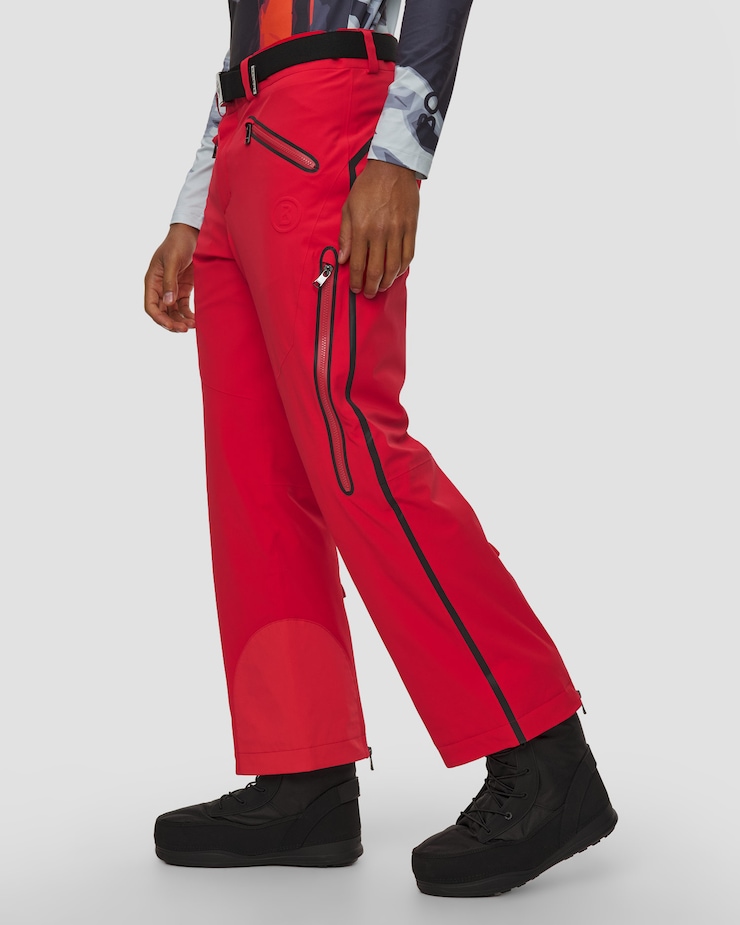Men's white ski trousers BOGNER Tim-T