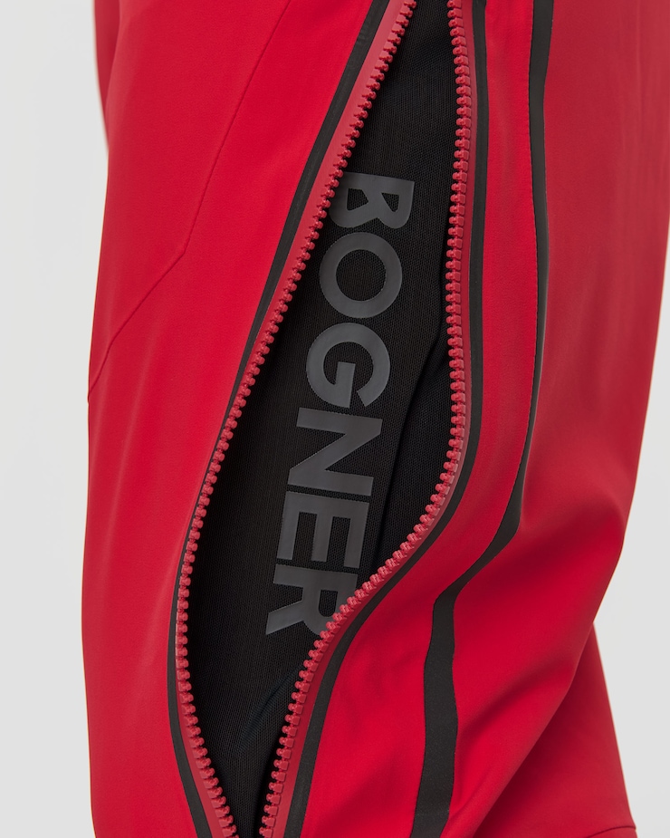 Men's white ski trousers BOGNER Tim-T
