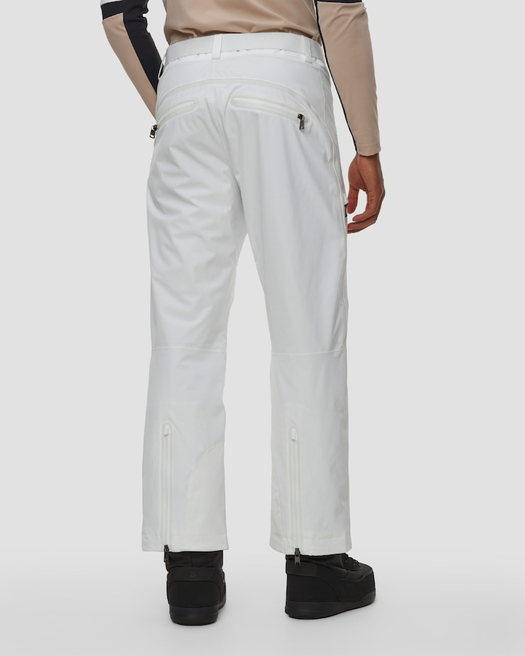 Men's white ski trousers BOGNER Tim-T