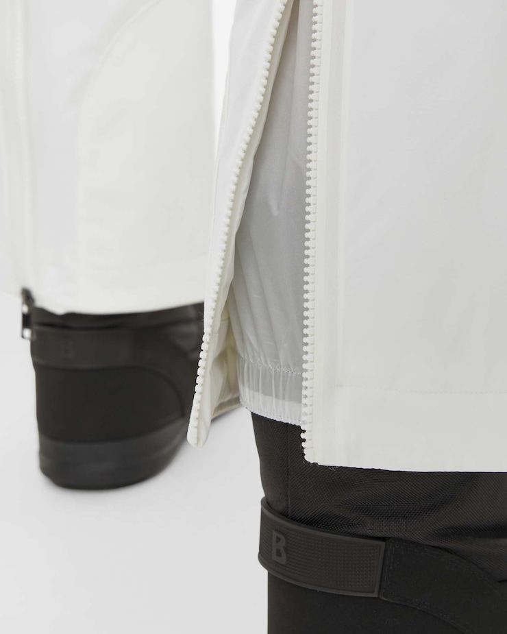 Men's white ski trousers BOGNER Tim-T