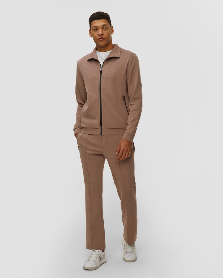 Pantalon avec modal marron pour hommes BOGNER Reed