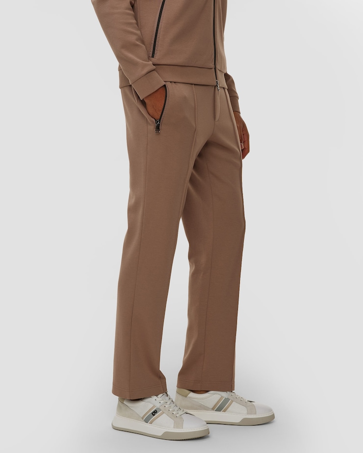 Pantalon avec modal marron pour hommes BOGNER Reed