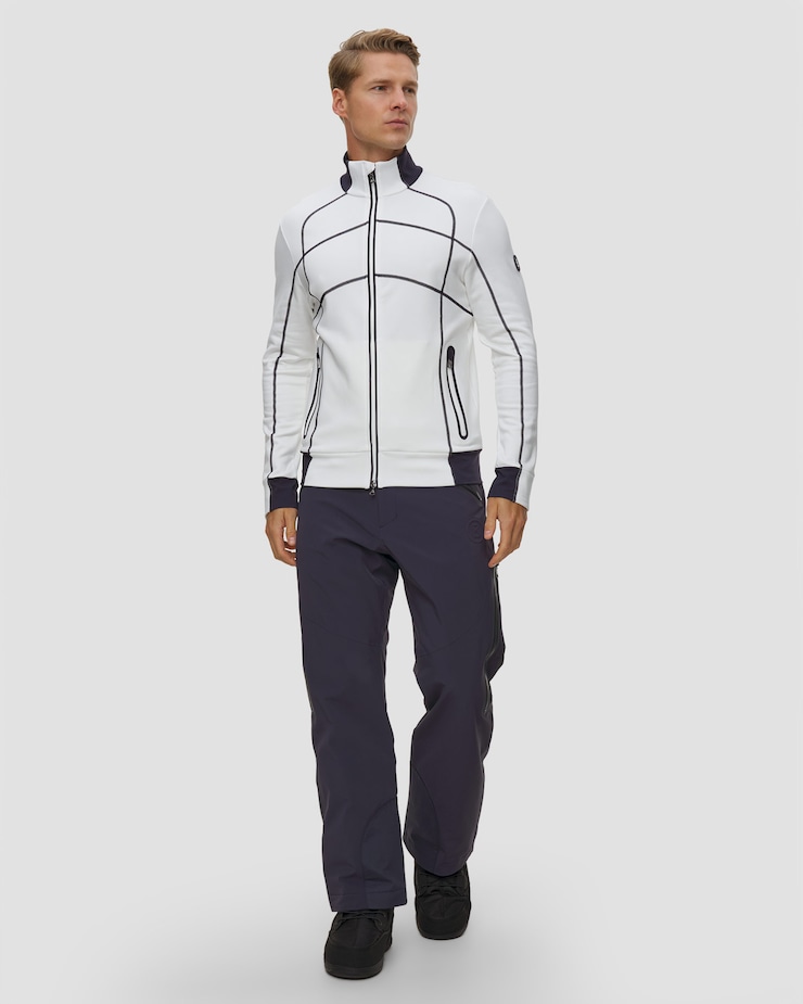 BOGNER Hayo Technische Herren-Sweatjacke mit Reißverschluss