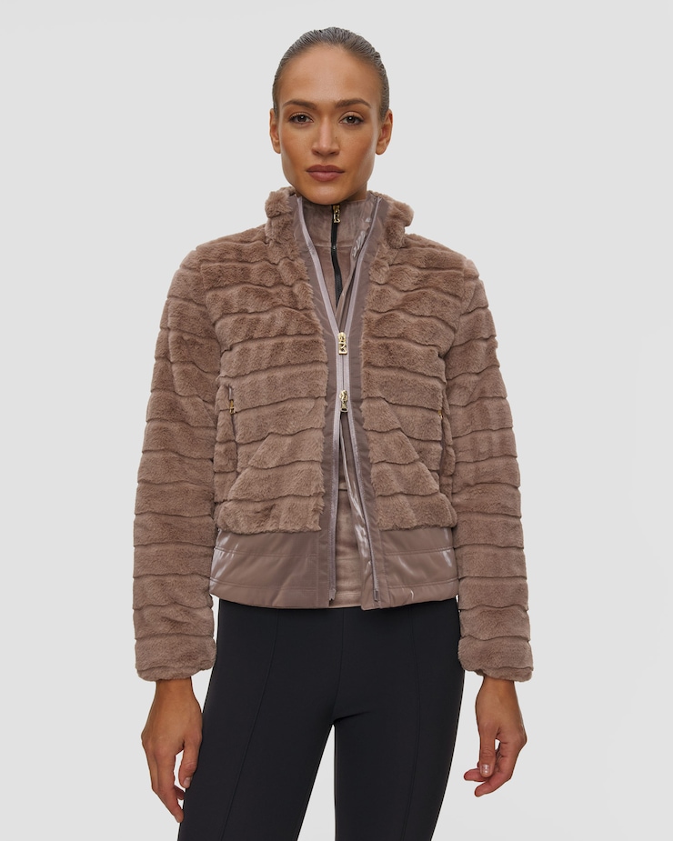 BOGNER Valesca Damenjacke, Farbe/Muster: Brązowy