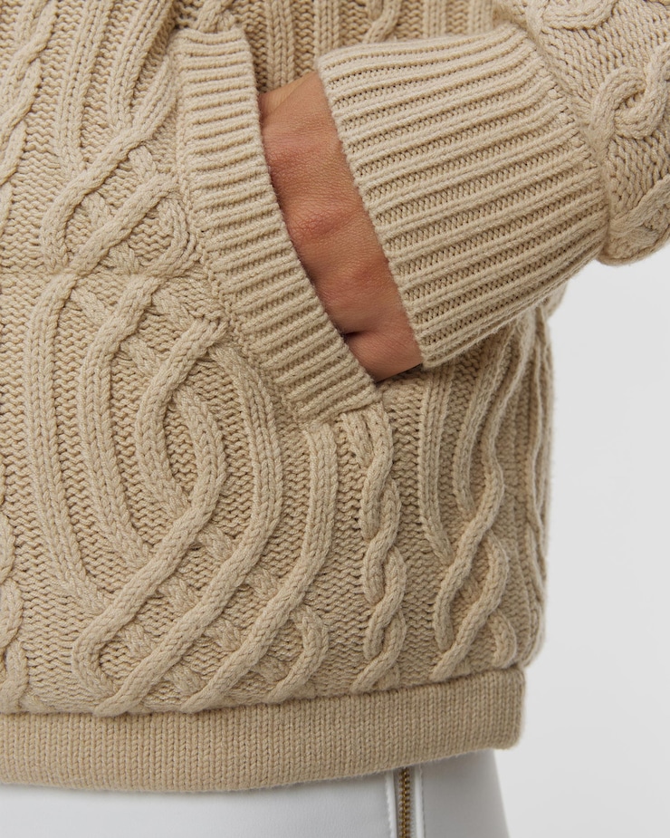 Maglione con cerniera in lana da donna BOGNER Carolyn